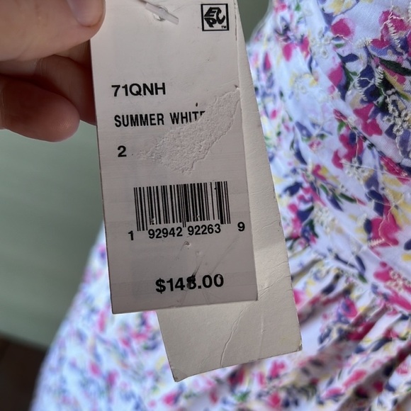 French Collection “Flores” Puff Sleeve Dress - Picture 6 of 12